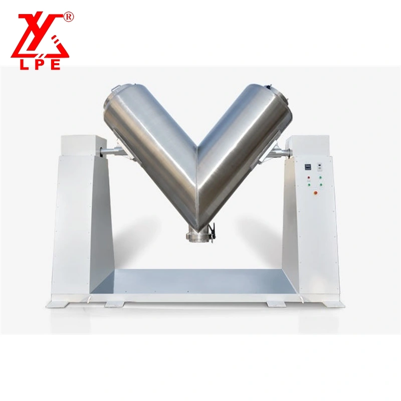 High Efficiency V Type Vitamin Mixer Machine Stainless Steel Food Blender