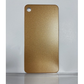 Metallisches Messing Gold Aluminiumblech Platte 1.6mm Plate