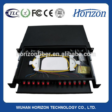 fiber optic patch panel fiber splice tray