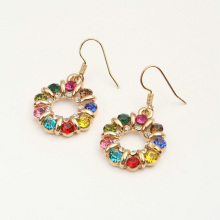 Multicolor flower shaped drop earring for girl