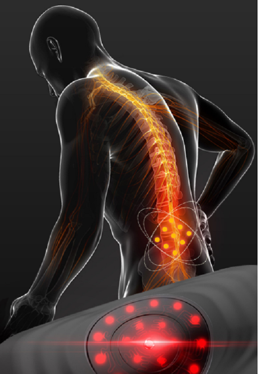Back lumbar electric massager