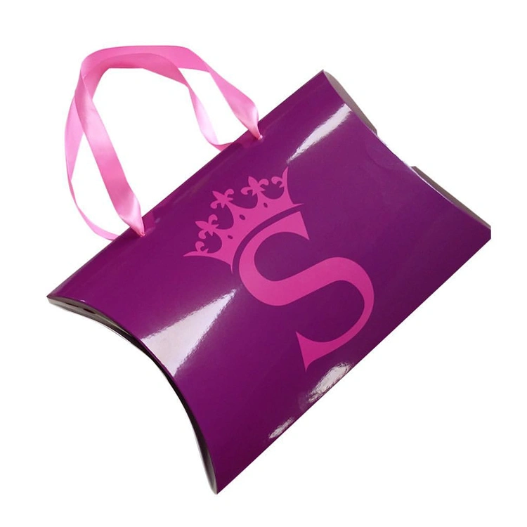 Custom Design Logo Printed Pillow Gift Box for Bundles of Wigs Packaging