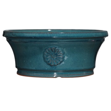 Frost Resistant Ceramic Glazed Pot Aquatic Plant Pot