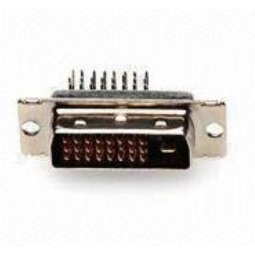 DVI 24+1 Male Angle DIP Type Connector