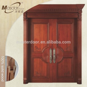 Villa main entry door wooden double security door price