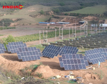 Customized intelligent dual-axis solar tracker system