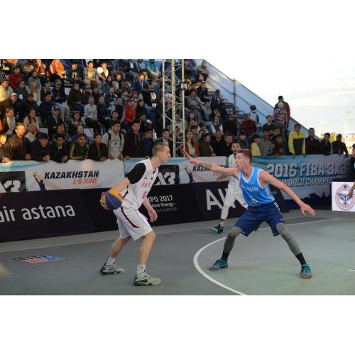 FIBA 3x3 Enlio SESインターロックアウトドアスポーツコートタイル21