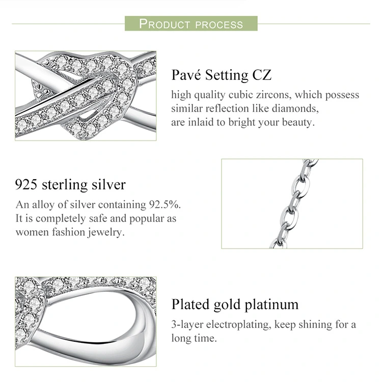 Luxury Jewelry Girlfriend Gift 925 Sterling Silver Necklaces