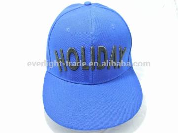 flat visor 3D embroidery hip-hop cap