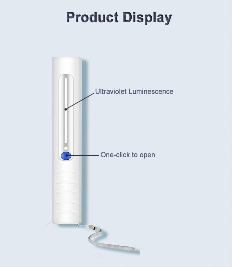 Battery Ultraviolet Lamp Ultraviolet Ray Sterilizer UV Light White Germicidal Lamp Disinfection Light