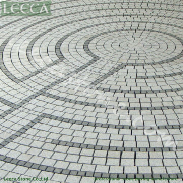 Natural grey pavement stone | circle paving stone