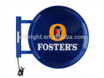 Round shape led vacuum ligh box for outdoor advertising