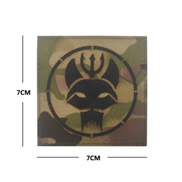 Patch magiche per ricamo in tessuto patch velcro militare della squadra