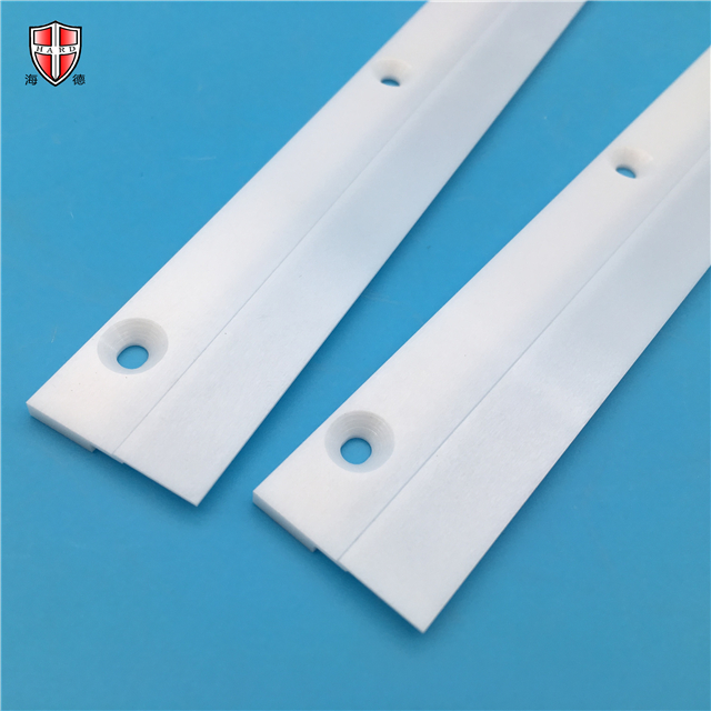 sharp threaded hole zirconia ceramic plate strip bar