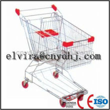 Durable 60-210 Liters wheeled laundry trolley cart With handle Wheels And Baby Seats Suzhou Factory Wholesale With CE