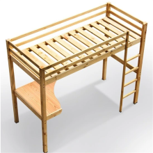 Pine Wood Convertible Loft Bed for Twin - Elevate Your Space