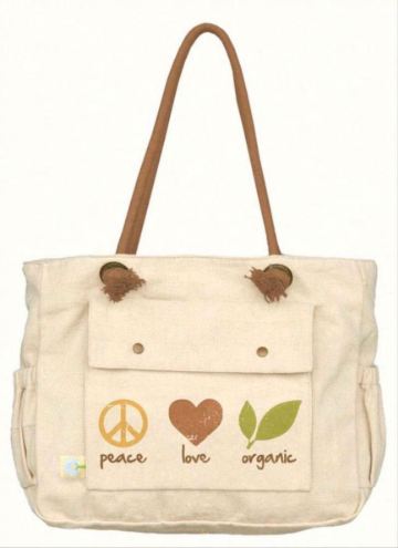 Customized organic cotton sling bag