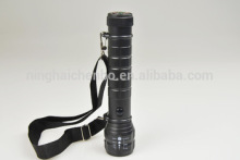 Good Quality Zoomable ABS Flashlight Use D Battery with Compass