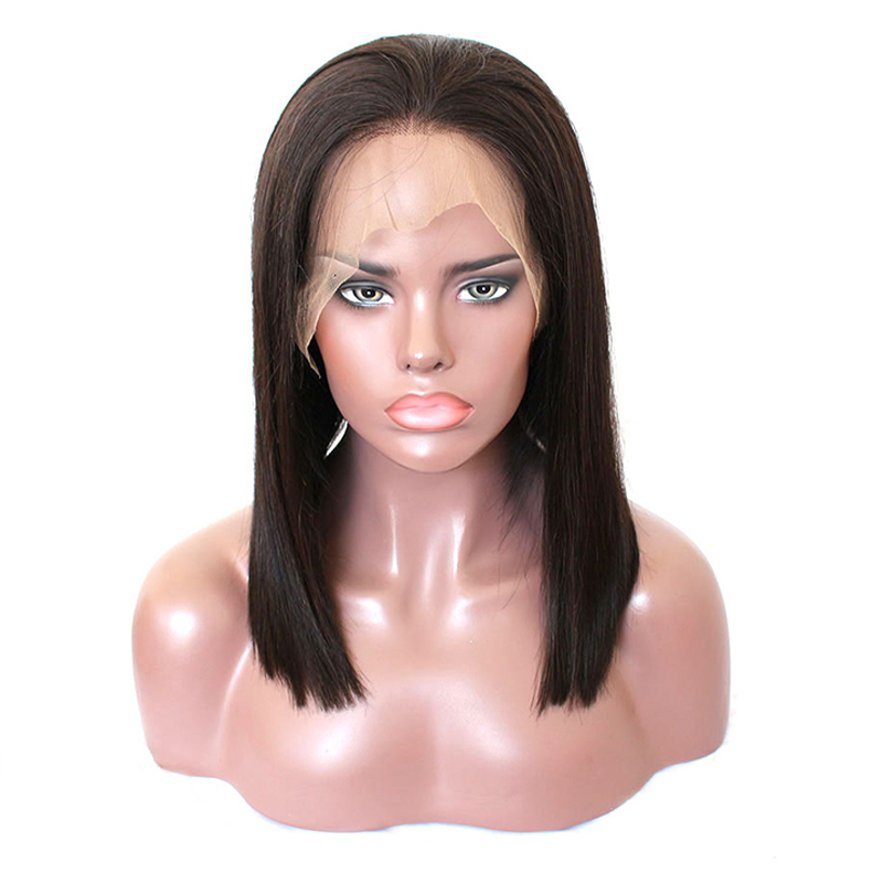 the popular short frontal bob ,13*4 lace frontal short bob wig,good quality pure human hair bob lace front wig