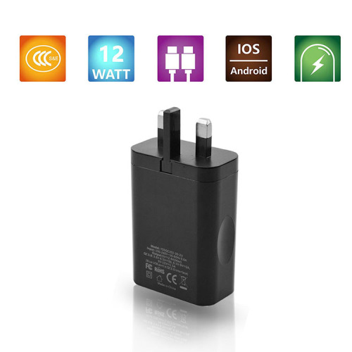 Chargeur mural rapide QC3.0 2 ports