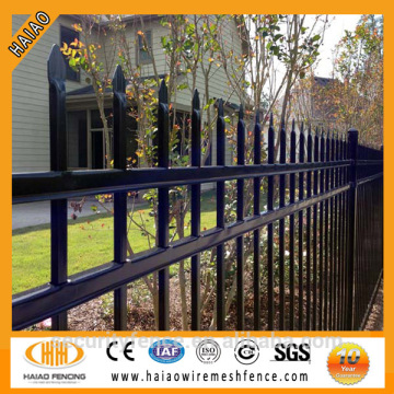 Cheap pvc coated ornamental wrought iron fence