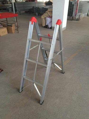 Aluminum stick step ladder