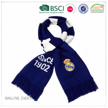 Real Madrid stickad fotboll Fan halsduk