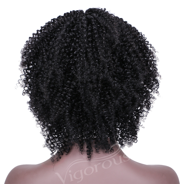 Short bob afro curly wholesale inch pixie cut wave black cheap glueless brazilian real human hair wigs black women