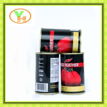 70G-4500G China Hot Sell Canned tomato paste,tomato paste with tin packing