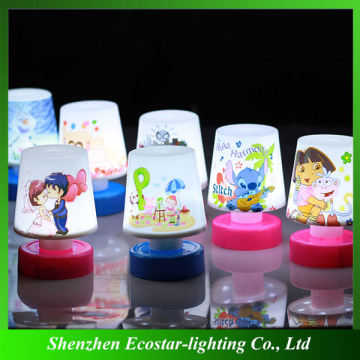Unique night light led color changing table lamp
