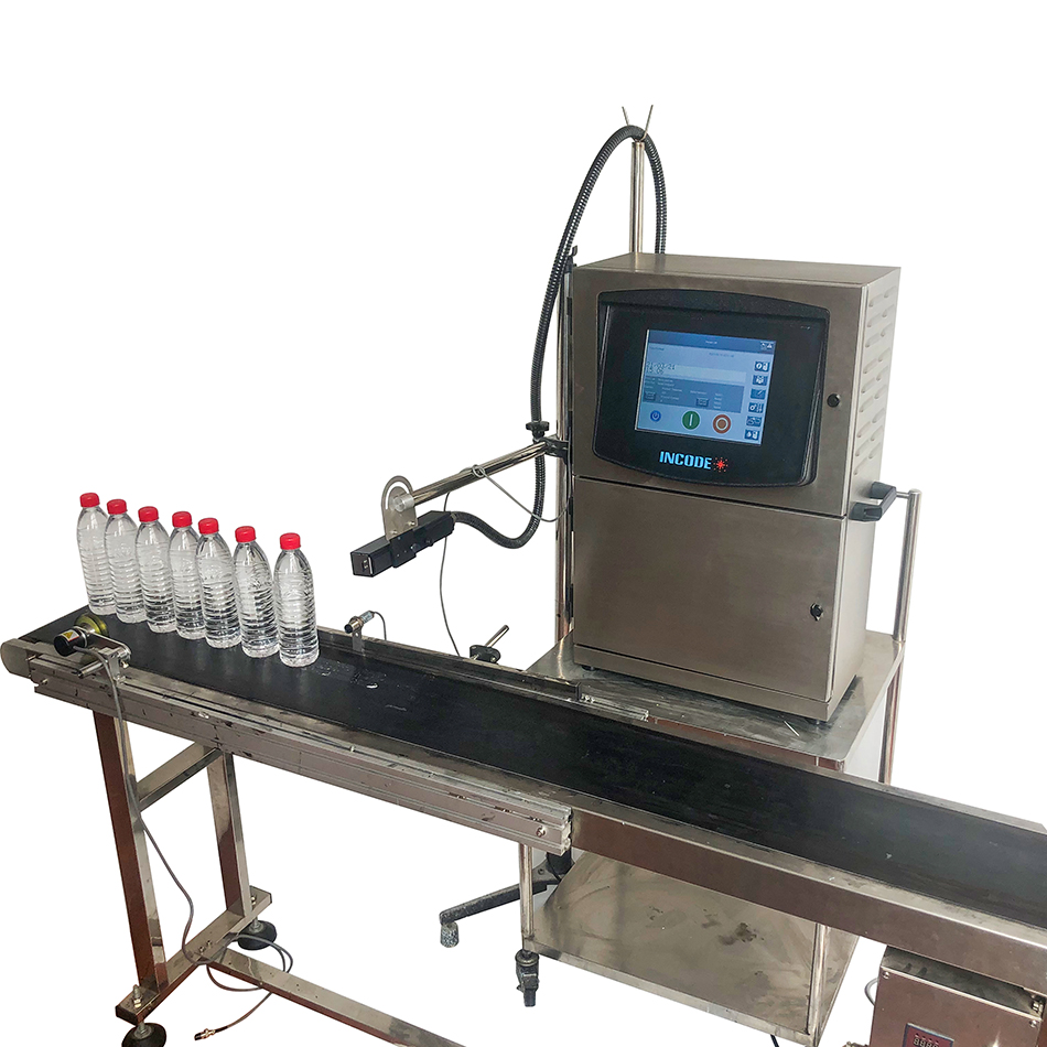 병 와이어 케이블 만료 날짜 코딩 로고 인쇄 CIJ 코딩 기계 용 산업용 소문자 잉크젯 프린터