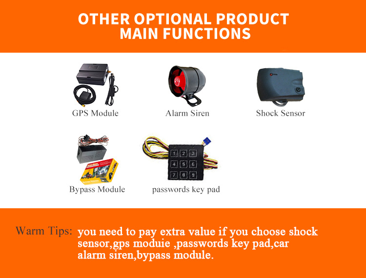 Drop Shipping Cheap Remote Engine Starter Smart Start Stop Keyless Entry Pke Car Alarm Sysyem