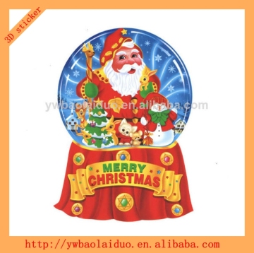 3D window christmas ornament crafts sticker