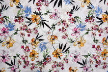 Good Price Pink Flowers Pattern Printed Fabrics