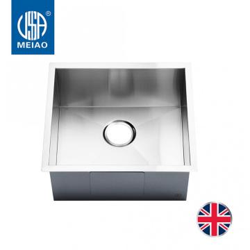 Sink tal-istainless steel magħmul bl-idejn durabbli għall-kċina (440mm)