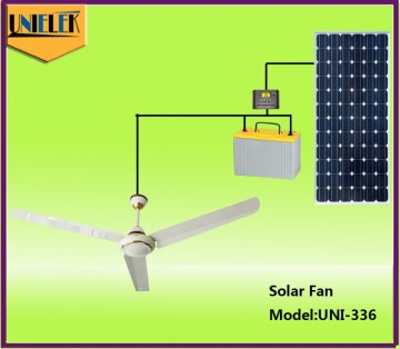 Solar Items 48" solar ceiling fan with brushless dc motor AC/DC wiring ceiling fan switch