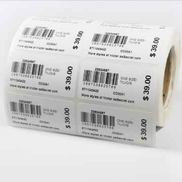 Custom Printed Self Adhesive Paper Label Barcode Sticker
