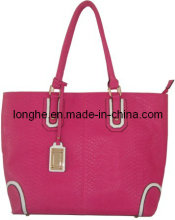 Croco PU Ladies Handbag(ZXJ848)