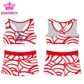 Sublimated Little Girl Cheerleading Uniforms