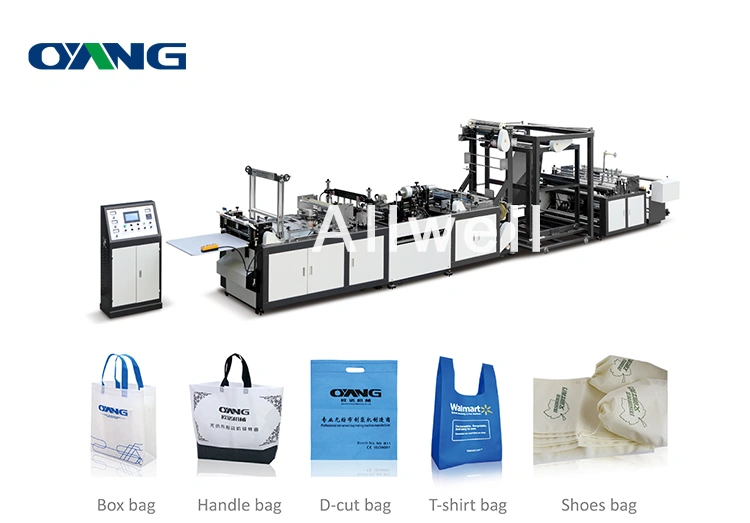 China ONL-B800 Semi-Automatic Three-dimensional Non Woven Bag Making Machine