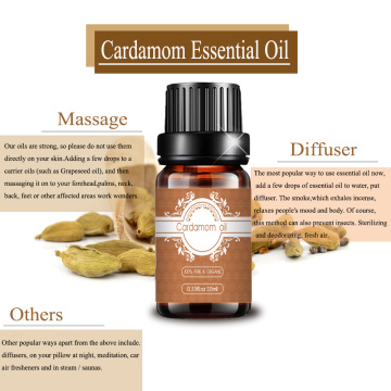 100% pure natural Cardamom Essential Oil 10ml bulk
