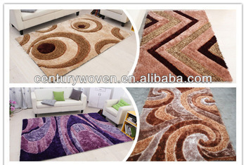 modern polyester shaggy floor carpet /mat