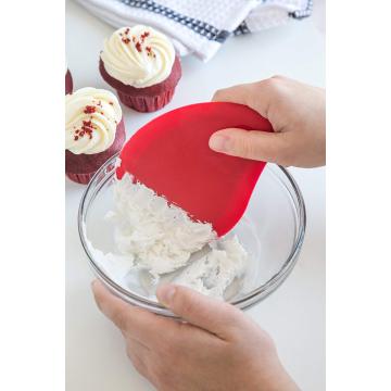 Multi-Purpose Silicone Cream Dough Bowl Scraper