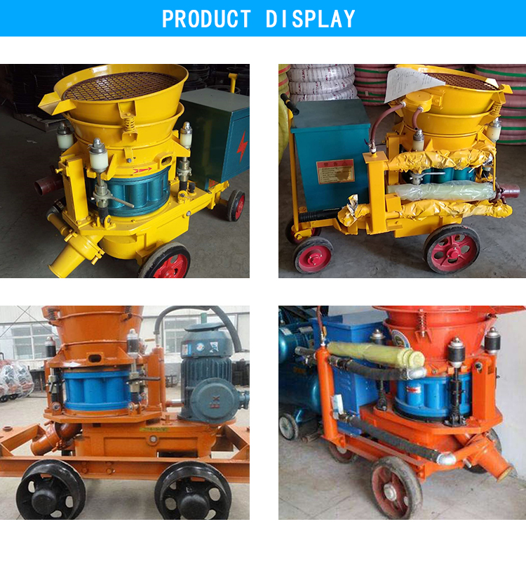 Slope support dry spraying machine concrete spray wet machine for underground engineering