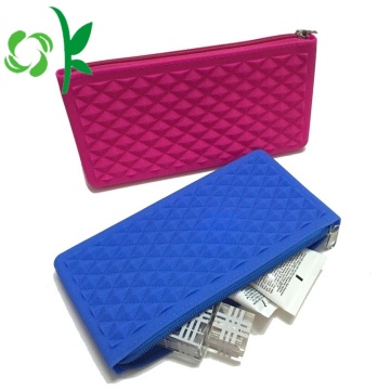 Promotion Gift Silicone Custom Zipper Medium Coin Purse