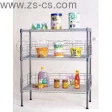 3 Tiers Knockdown Metal Rack