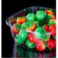 Conteneur de fruits jetable en gros de salades en plastique