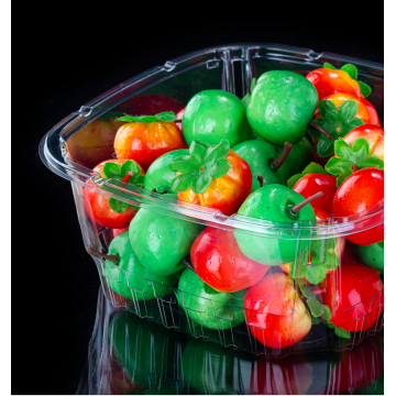 Kunststoffsalat-Punnet Großhandel Einweg-Fruchtbehälter