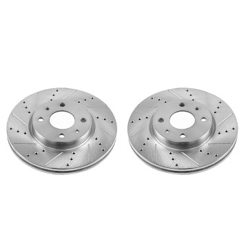 Power Stop EBR1296XPR Auto Brake Discs for Fiat 500 Brake Rotor