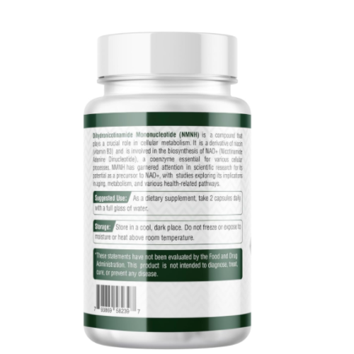 Cápsulas de suplementos de etiqueta privada Cápsulas 500mg NMN Cápsulas